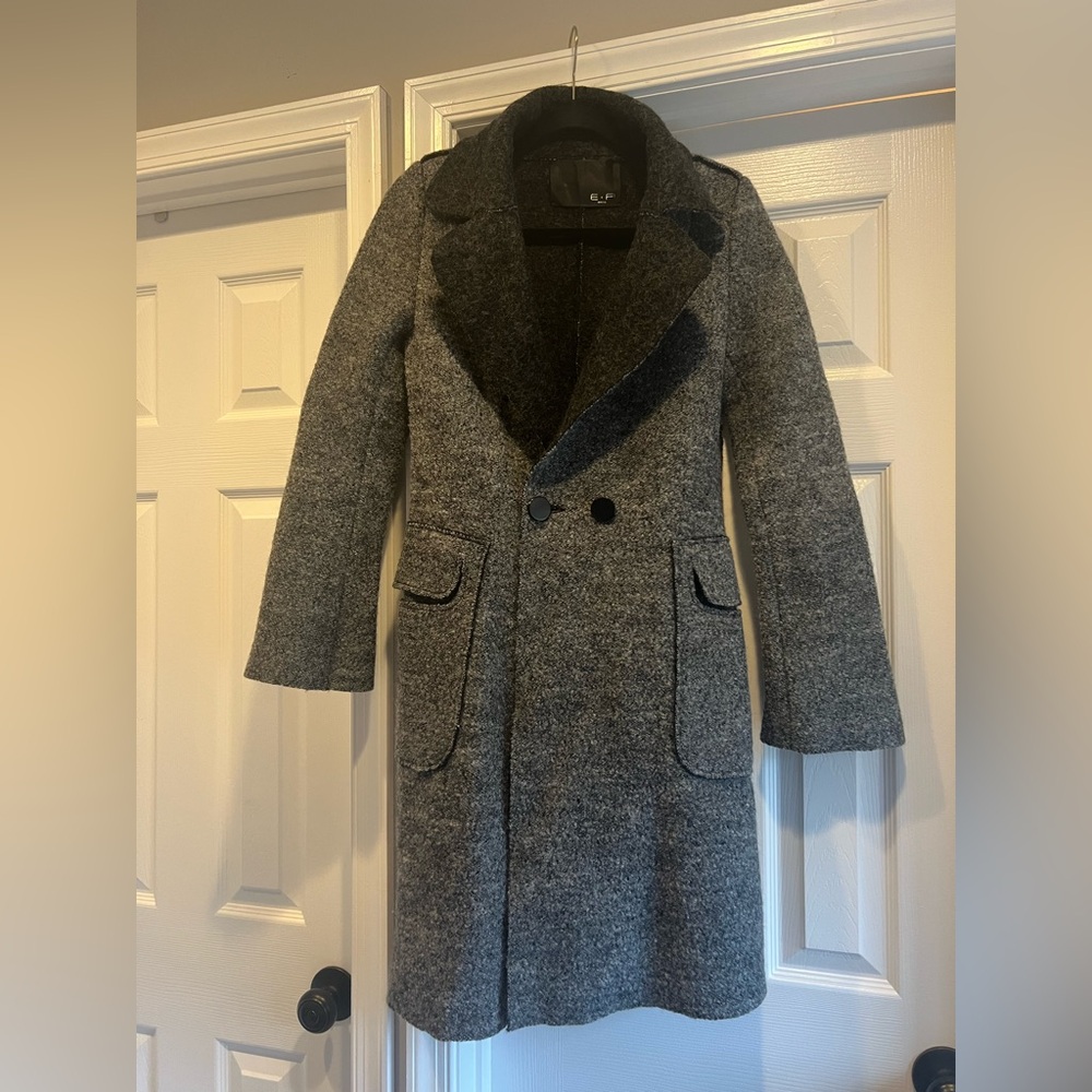Wool long coat